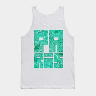 Paris, France City Map Typography - Watercolor Tank Top